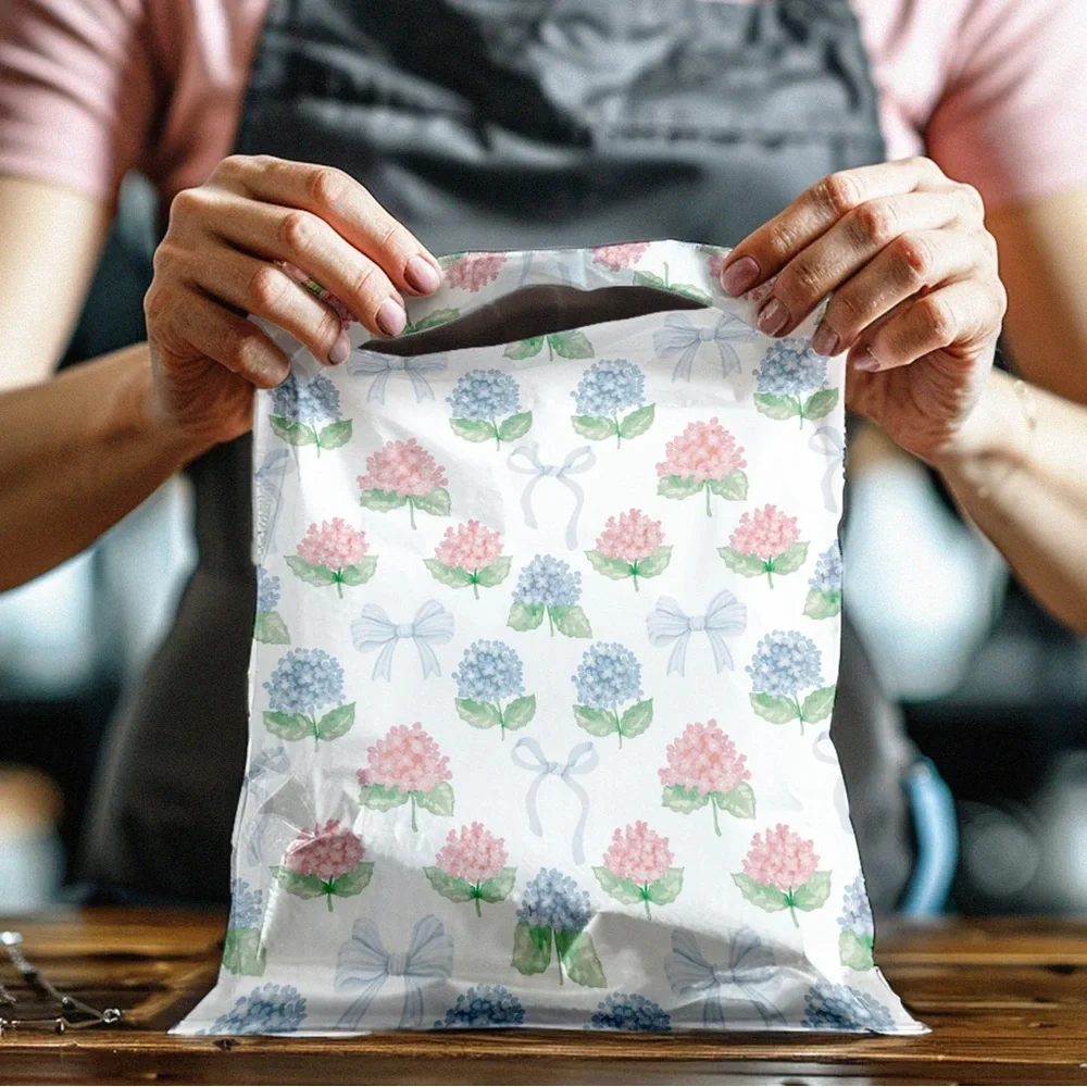 Hydrangeas Poly Mailer’s 10x13 Pack of 25 - Picture 6 of 10